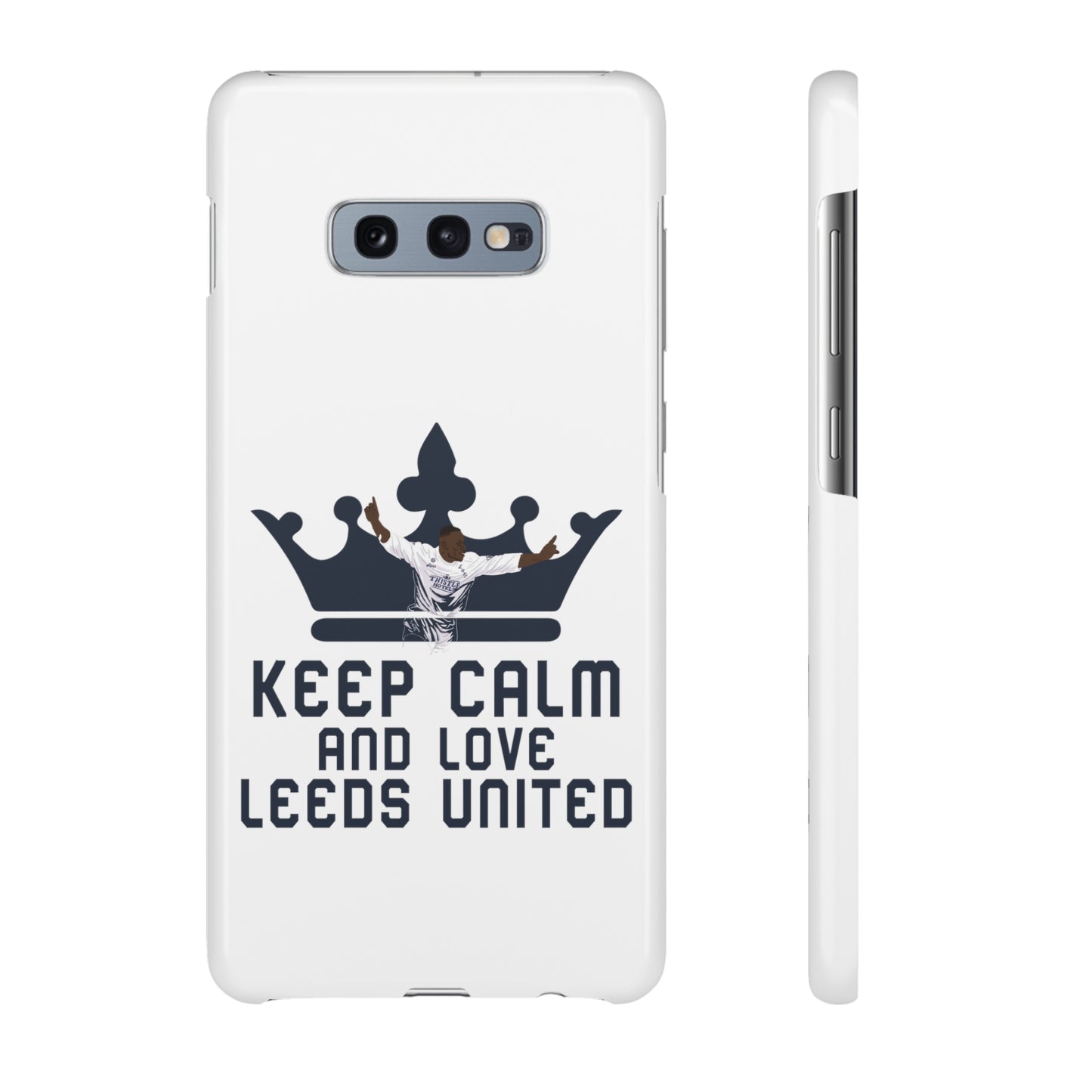 Funda para teléfono Snap - Mantenga la calma y ame al Leeds United