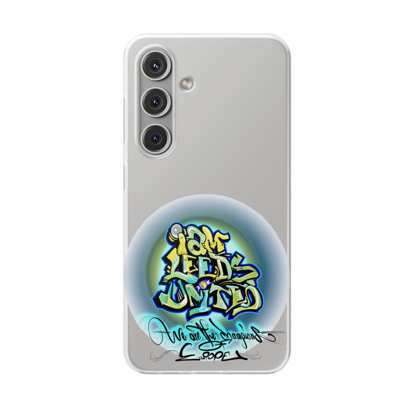 LUFC 'I Am LEEDS UNITED' Retro  Football: Flexi Case