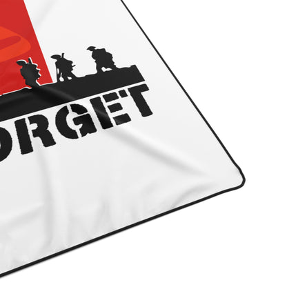LUFC “Lest We Forget”  Remembrance Snuggle Blanket:  Tribute Design
