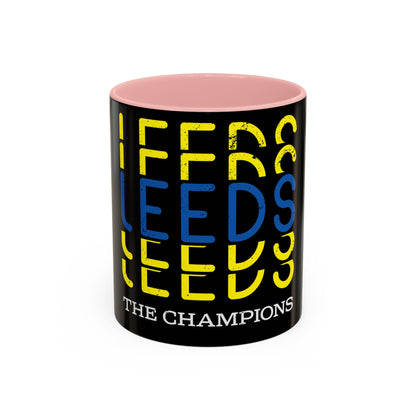 Leeds United “The Champions” Accent  Mug