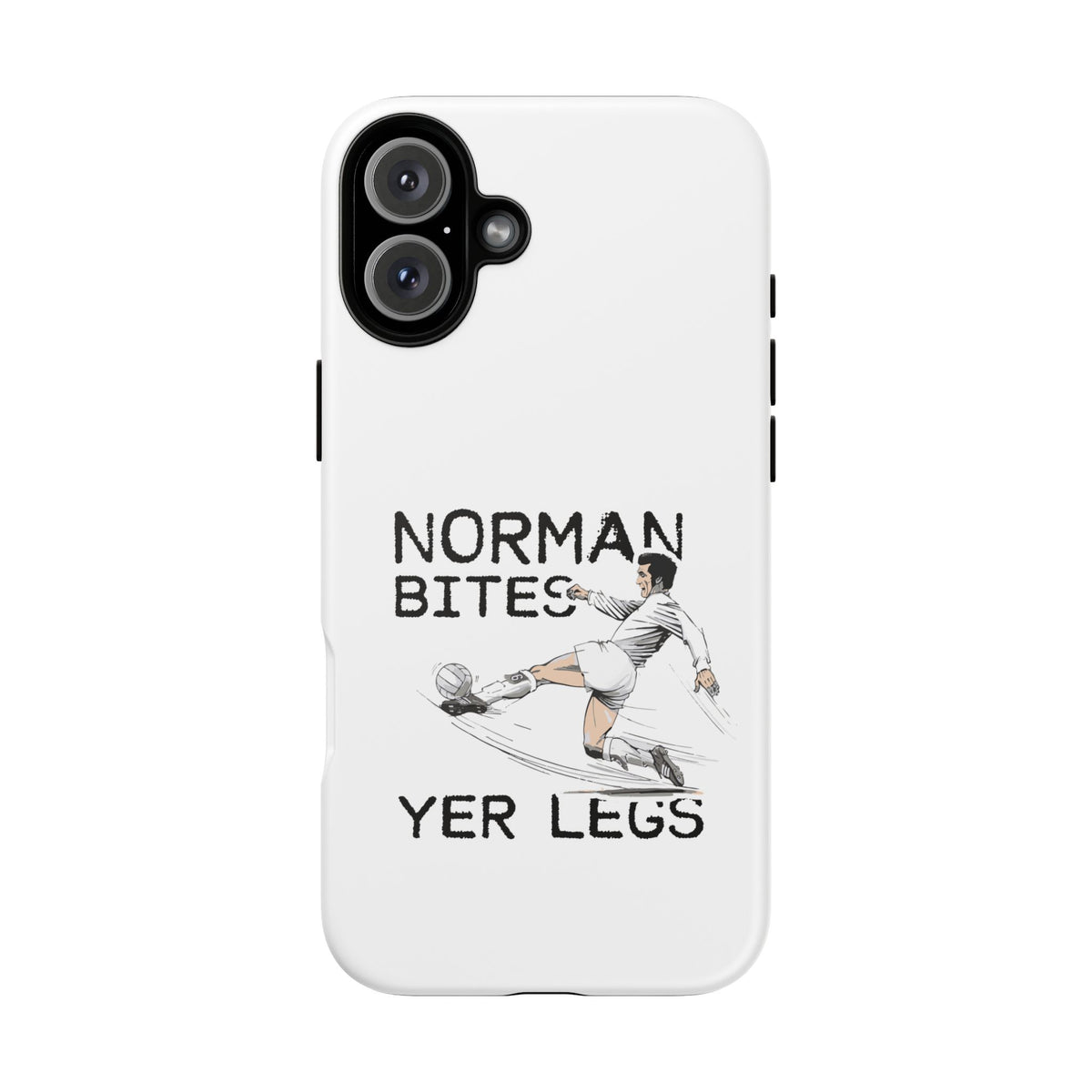 Leeds United NORMAN BITES 'YER LEGS' Phone Case
