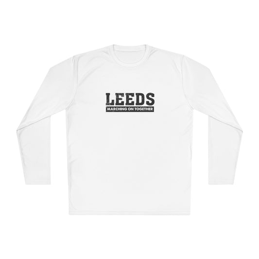 Leeds “Marching On Together” Long Sleeve T-Shirt: Unisex Fit