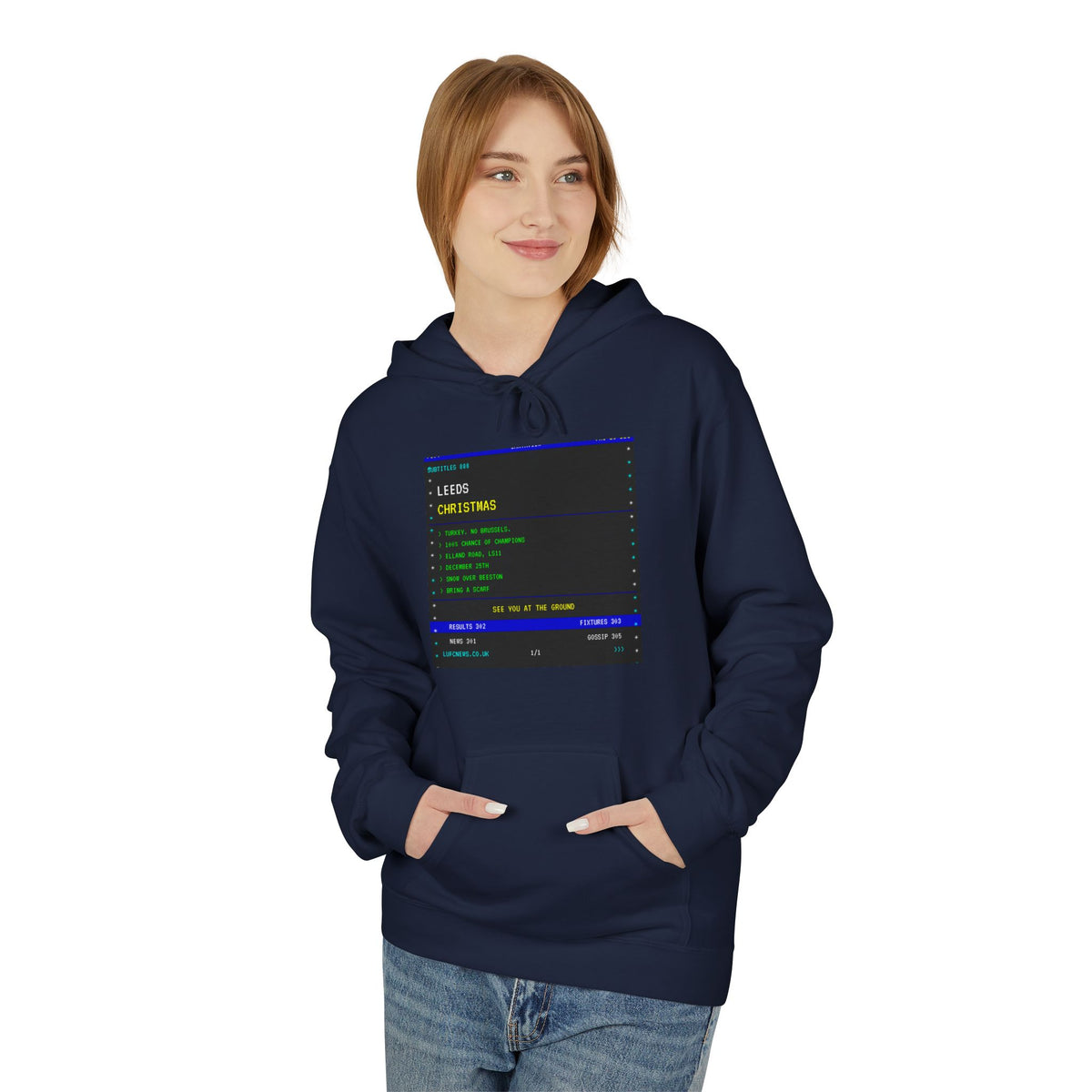 Leeds Santaview Christmas Hoodie