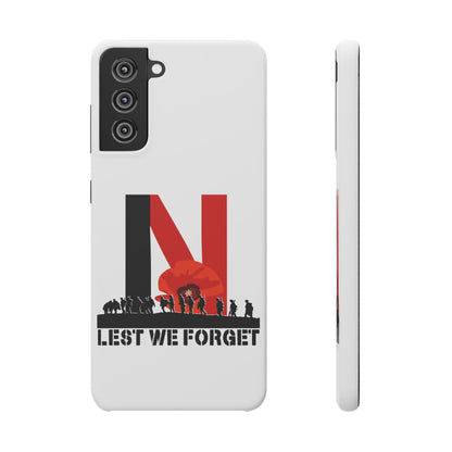 Leeds United "LEST WE FORGET"  Snap Case