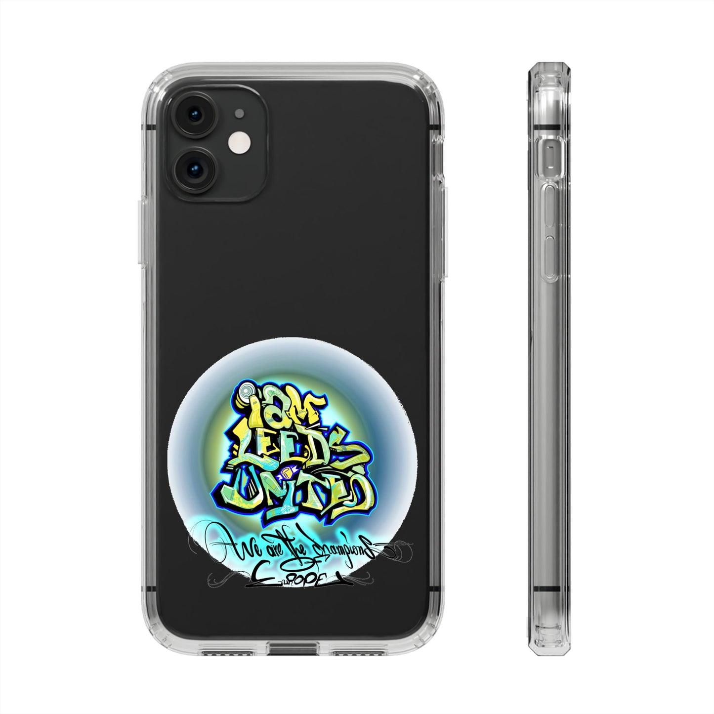 LUFC “I AM LEEDS UNITED” Clear  Impact-Resistant Case