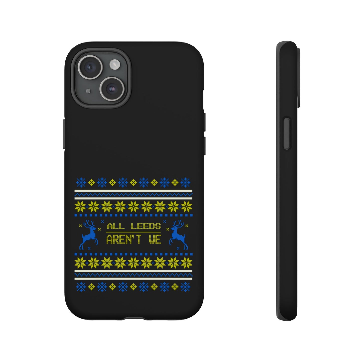 LUFC 'All Leeds Aren't We' Phone  Case: Christmas Edition