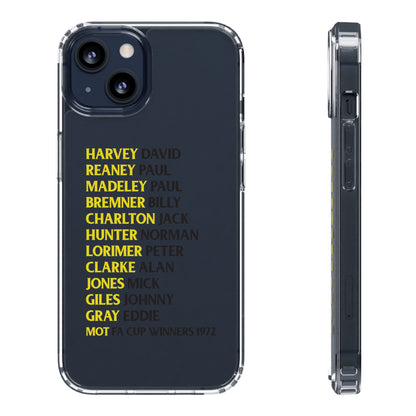 Clear Phone Case - 1972 FA Cup Winners