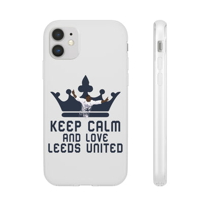 Funda flexible: mantén la calma y ama al Leeds United