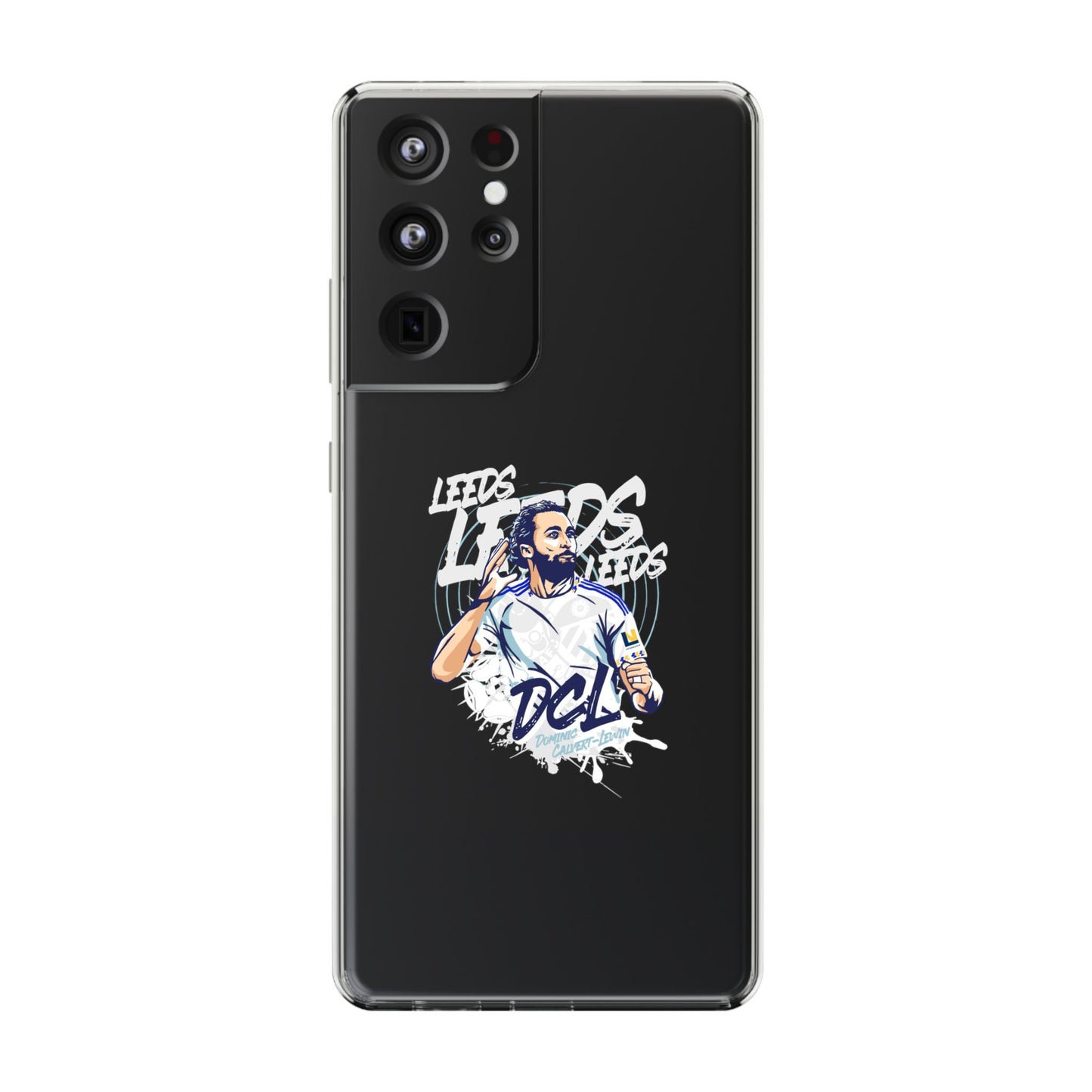 LUFC News “LEEDS: Dominic  Calvert-Lewin” Clear Phone Case - Lufcnews.co.uk