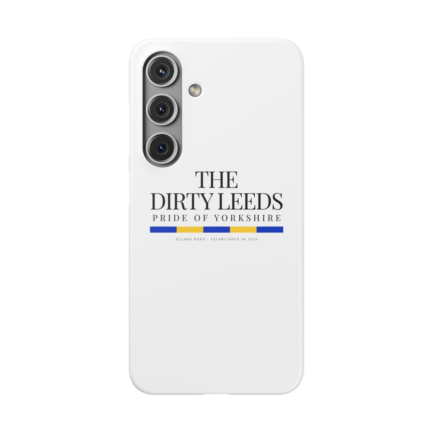 LUFC “The Dirty Leeds: Pride of  Yorkshire” Snap Case