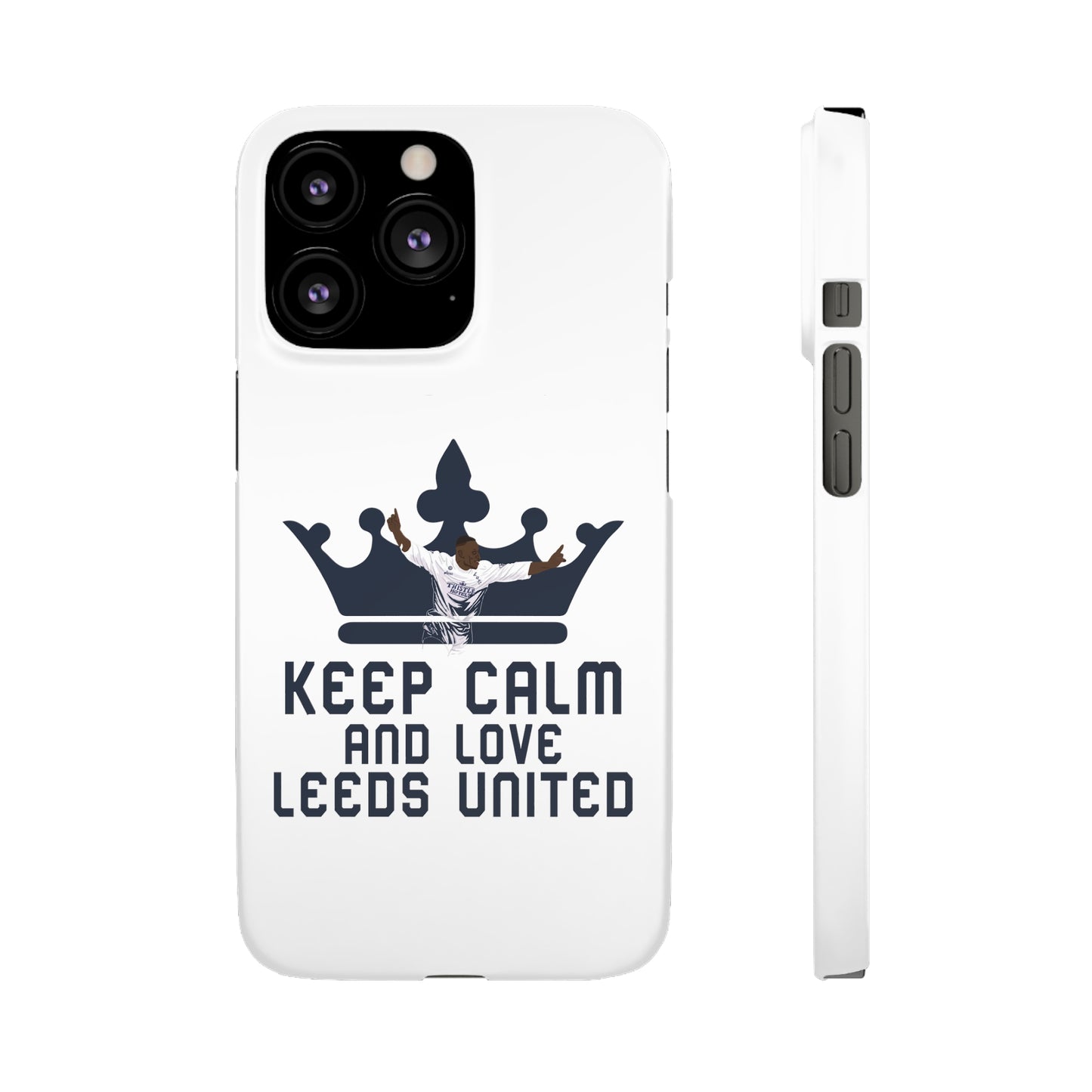 Funda para teléfono Snap - Mantenga la calma y ame al Leeds United