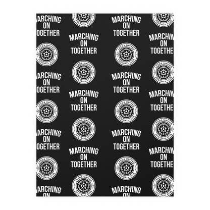 LUFC “Marching On Together” Silk  Poster