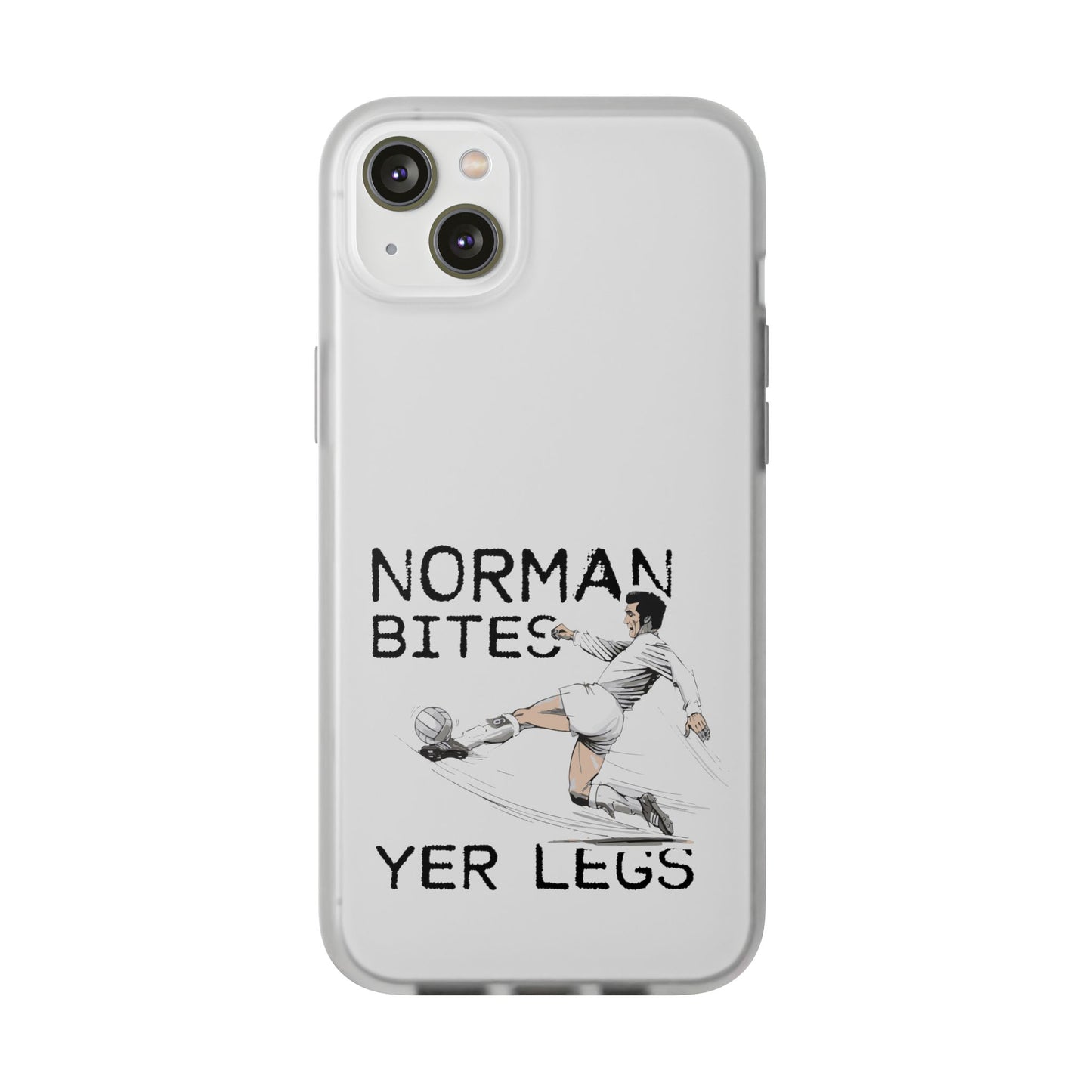 LUFC Norman Bites 'YER LEGS’ Flexi  Case