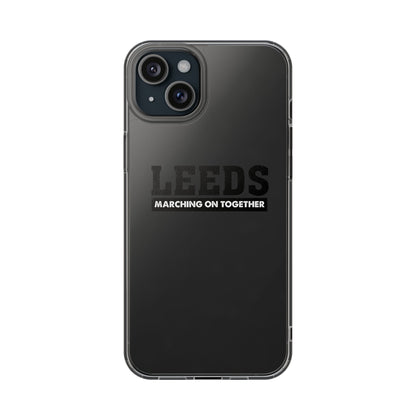 Clear Impact-Resistant Phone Case  “LEEDS: Marching On Together”  Edition