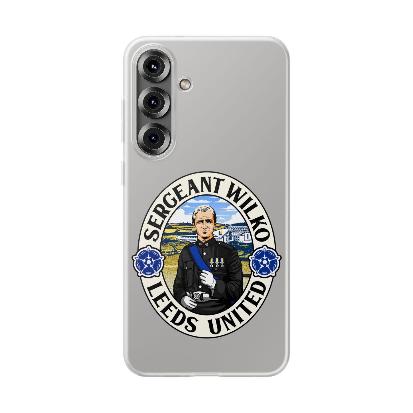 Leeds United 'SERGEANT WILKO'  Retro Football: Flexi Case