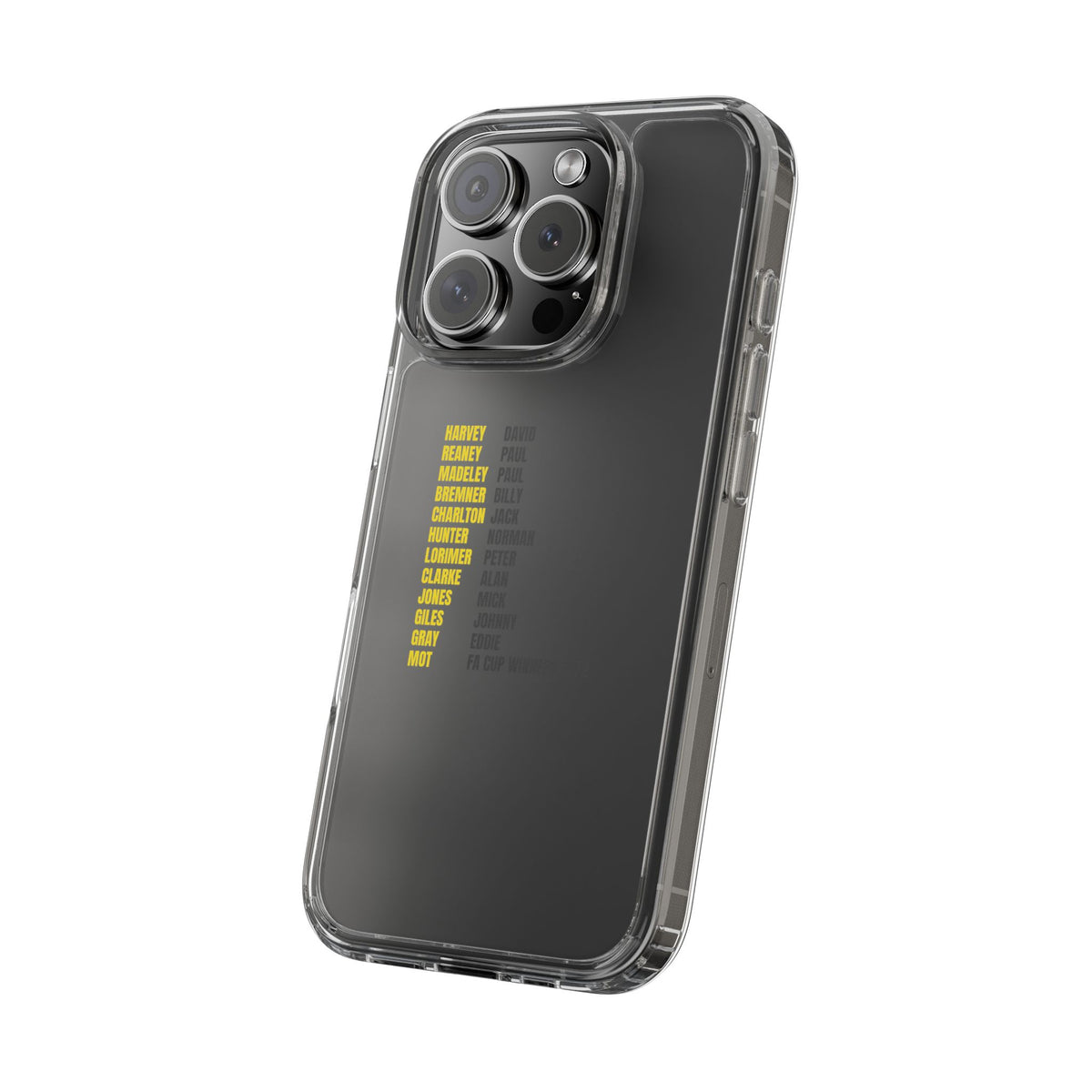 Clear Phone Case - 1972 FA Cup Winners