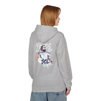 LUFC Softstyle Fleece Hoodie “LEEDS:  Dominic Calvert-Lewin” Midweight  Unisex - Lufcnews.co.uk
