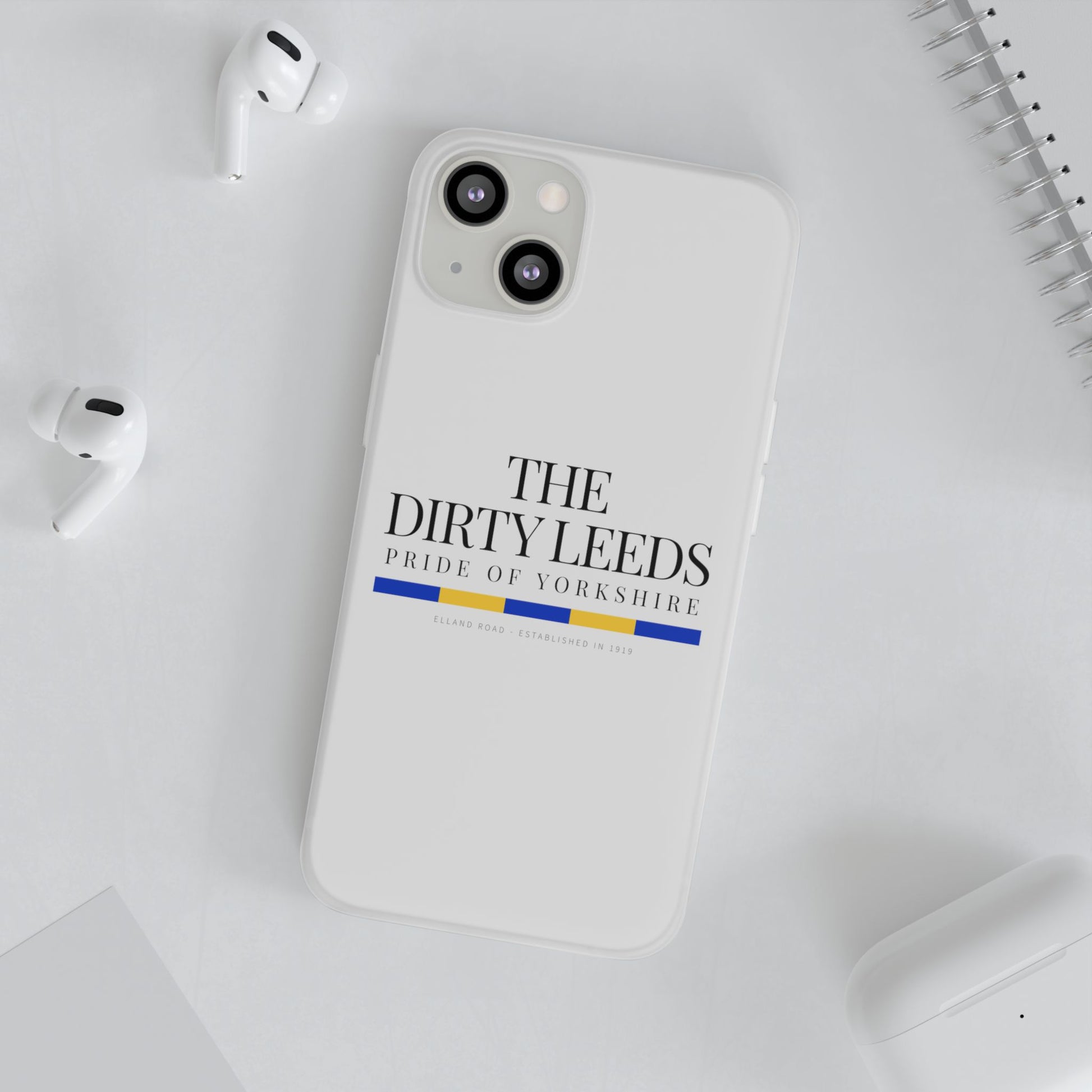 LUFC “The Dirty Leeds: Pride of  Yorkshire” Flexi Phone Case - Lufcnews.co.uk