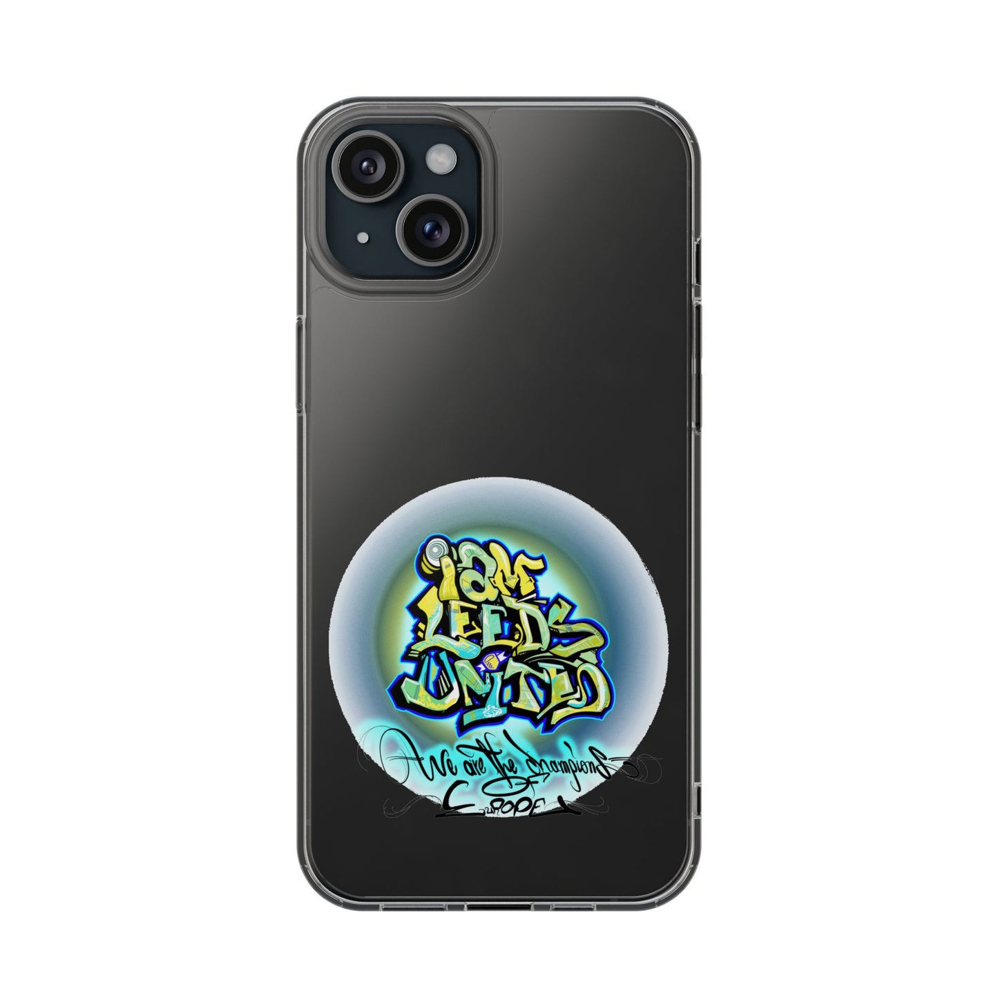 LUFC “I AM LEEDS UNITED” Clear  Impact-Resistant Case