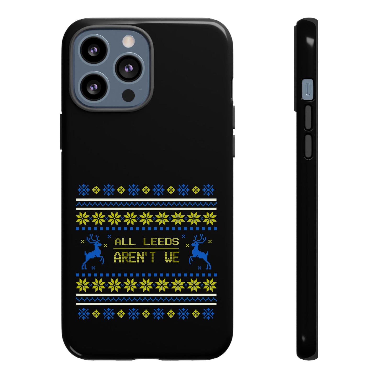 LUFC 'All Leeds Aren't We' Phone  Case: Christmas Edition