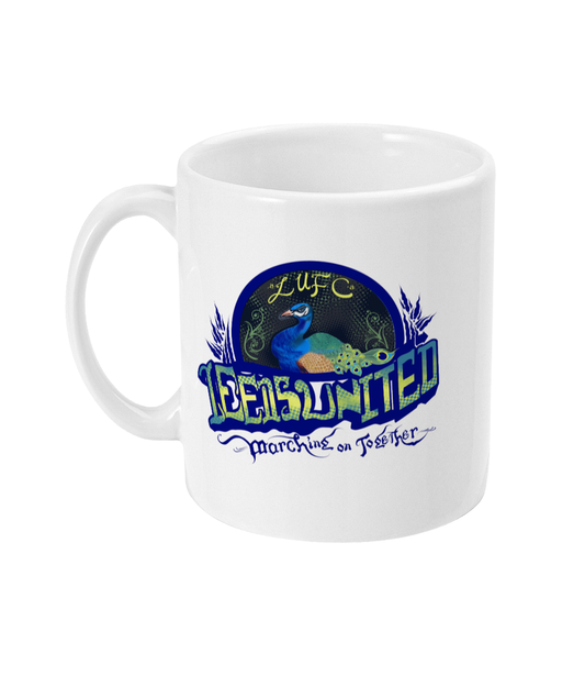 LUFC Peacock Mug