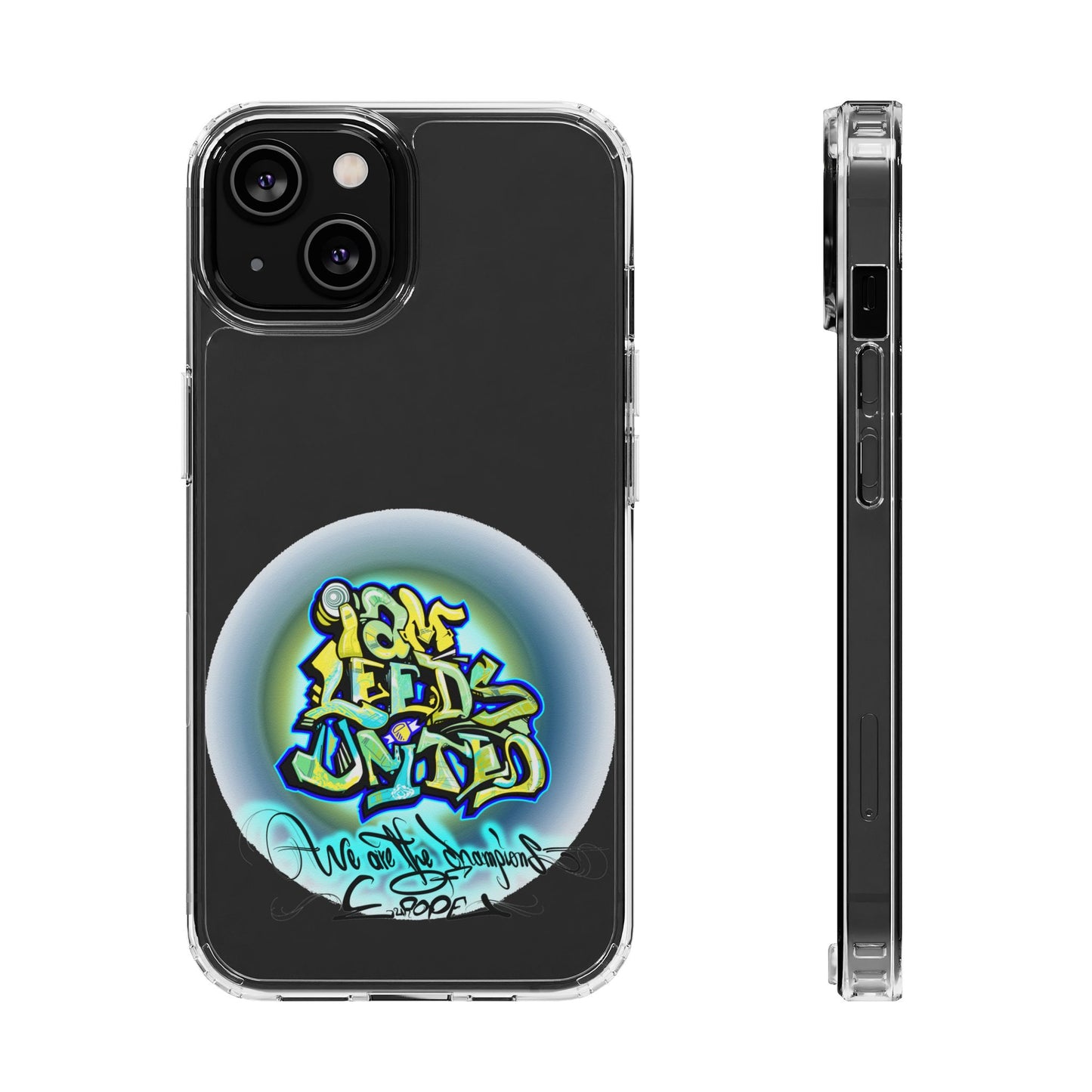 LUFC “I AM LEEDS UNITED” Clear  Impact-Resistant Case