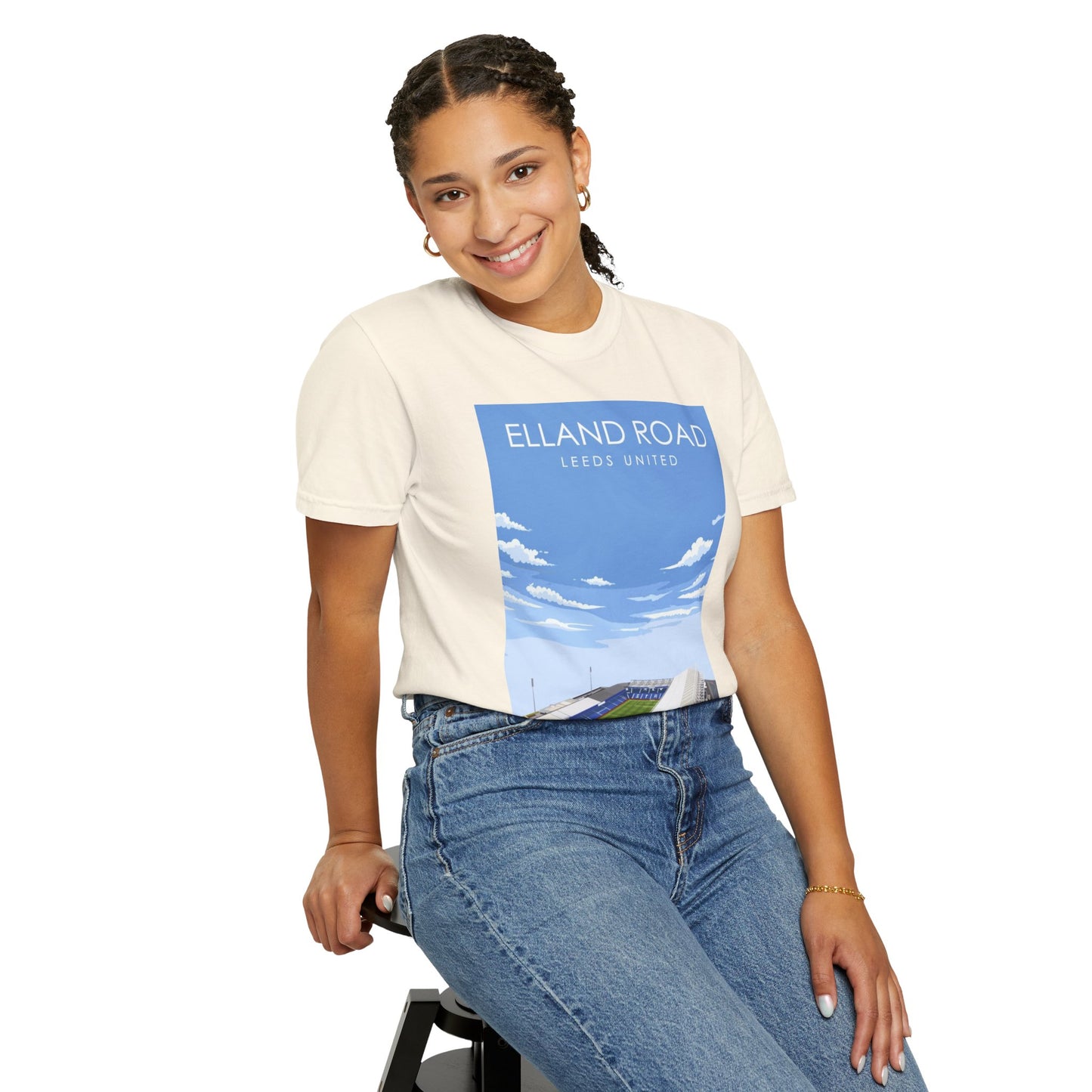 LUFC News Graphic Tee | Garment-Dyed Unisex T-Shirt