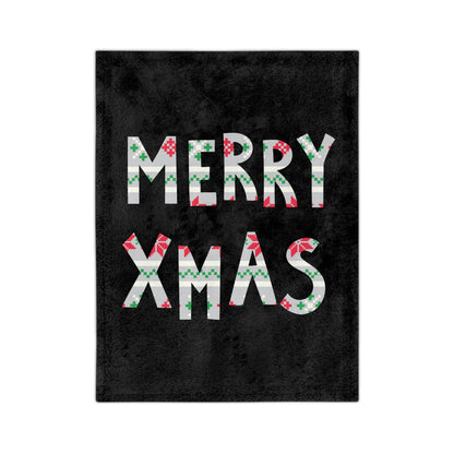 LUFC Christmas Velveteen Sports Blanket “MERRY XMAS” Christmas Edition