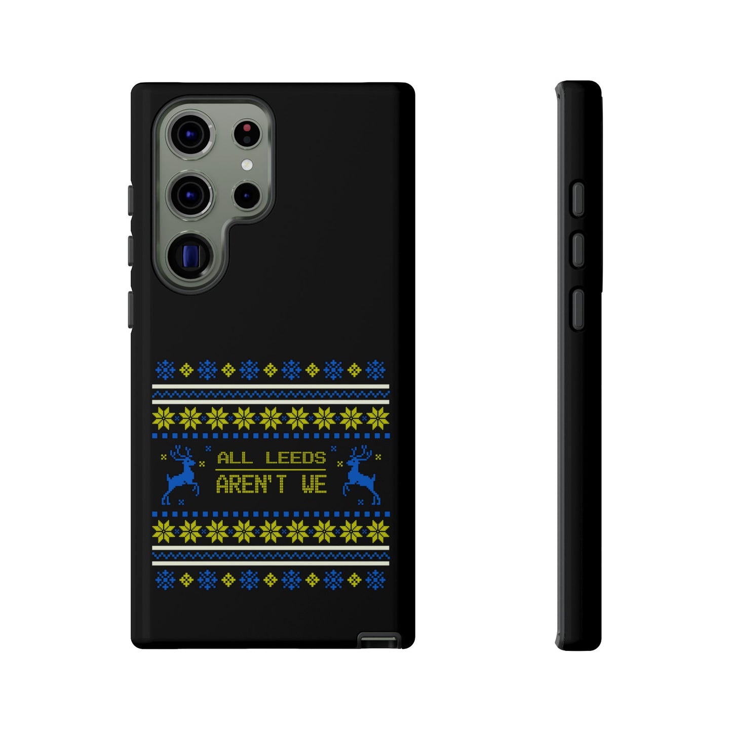 LUFC 'All Leeds Aren't We' Phone  Case: Christmas Edition