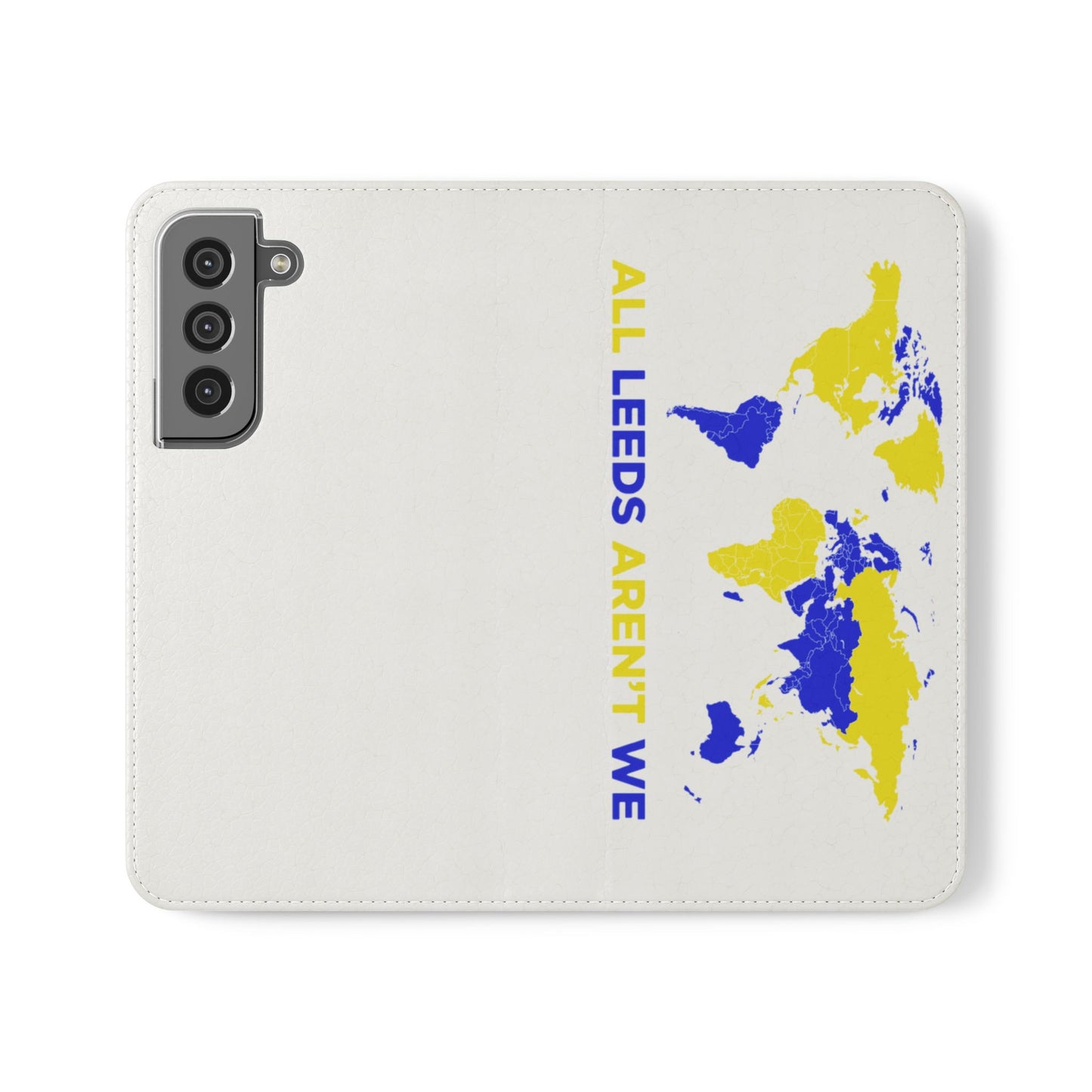 LUFC  "All Leeds Aren't We" Flip  Case Phone Wallet