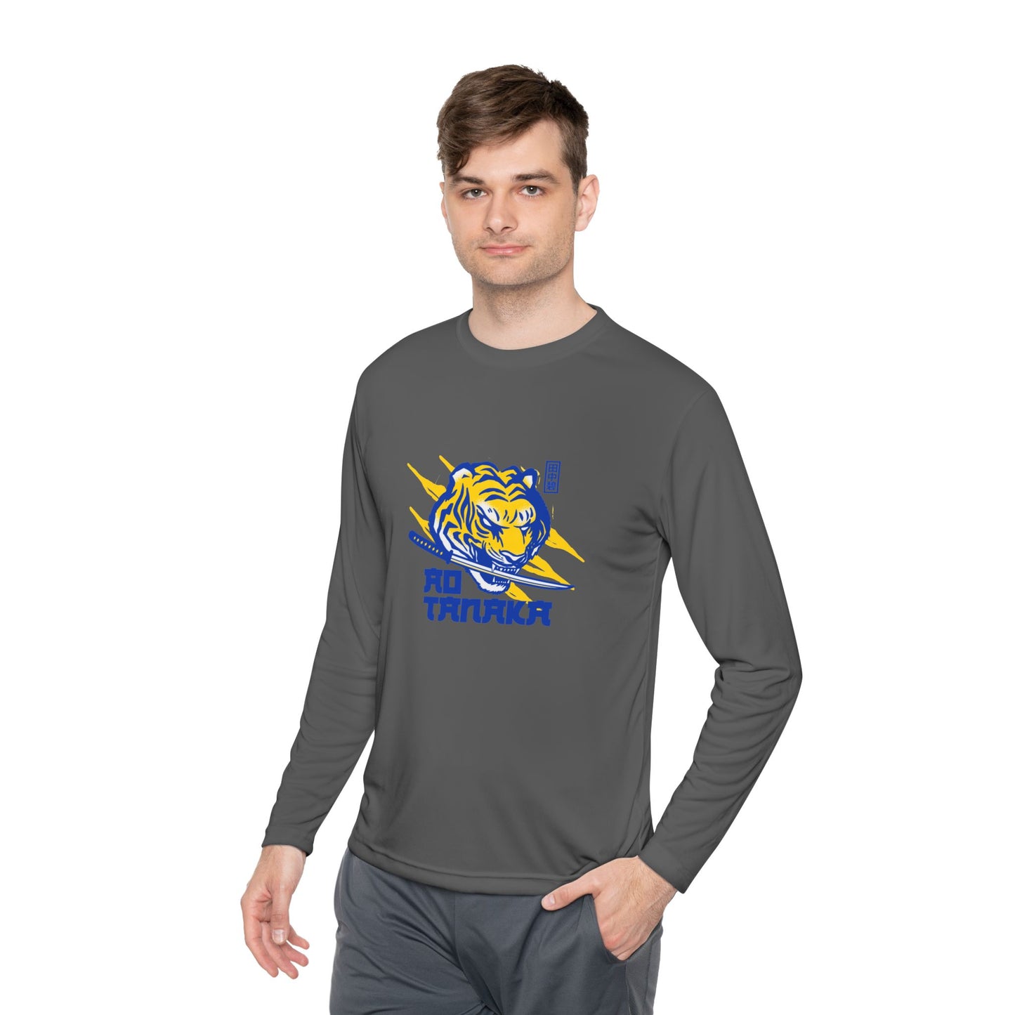 Leeds Unisex Tiger Graphic Long Sleeve T-Shirt: AO Tanaka Edition