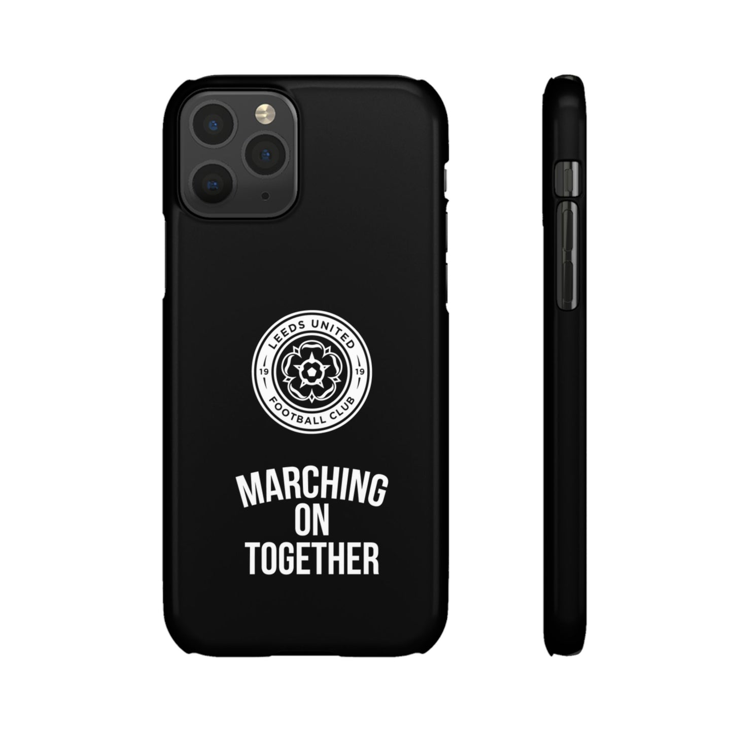 05 Snap Phone Case — "All Leeds Aren't We" Blue & Yellow Emblem