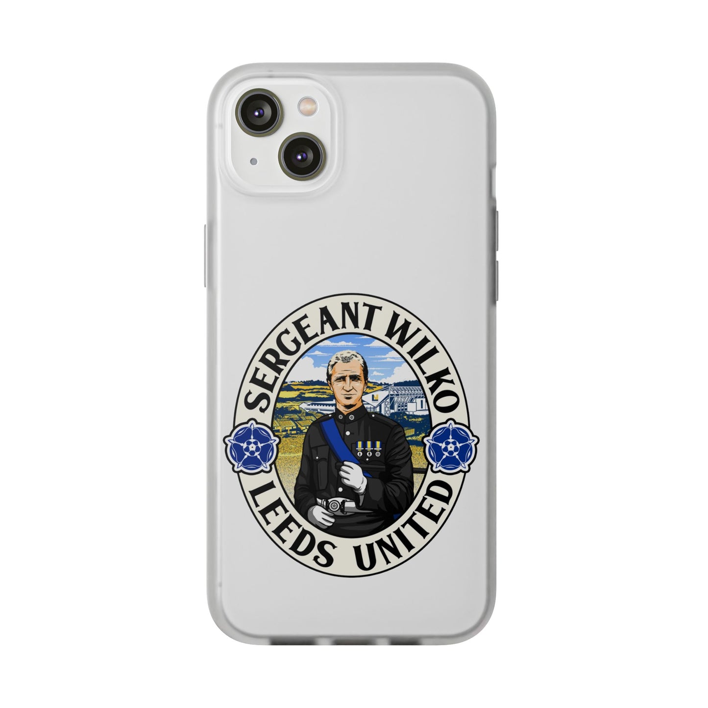 Leeds United 'SERGEANT WILKO'  Retro Football: Flexi Case