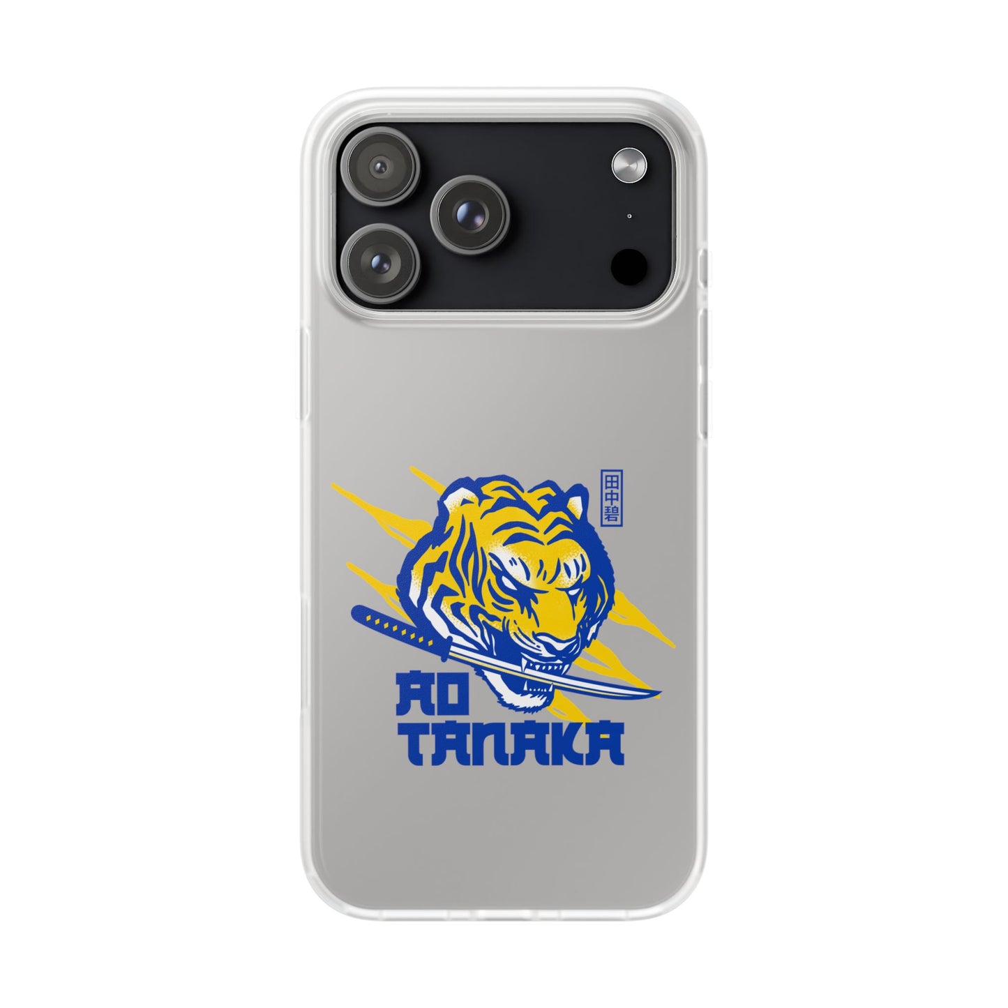 LUFC 'AO TANAKA' Retro Football:  Flexi Case