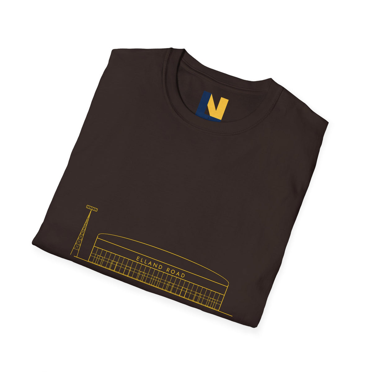 Elland Road Line Art Leeds T-Shirt