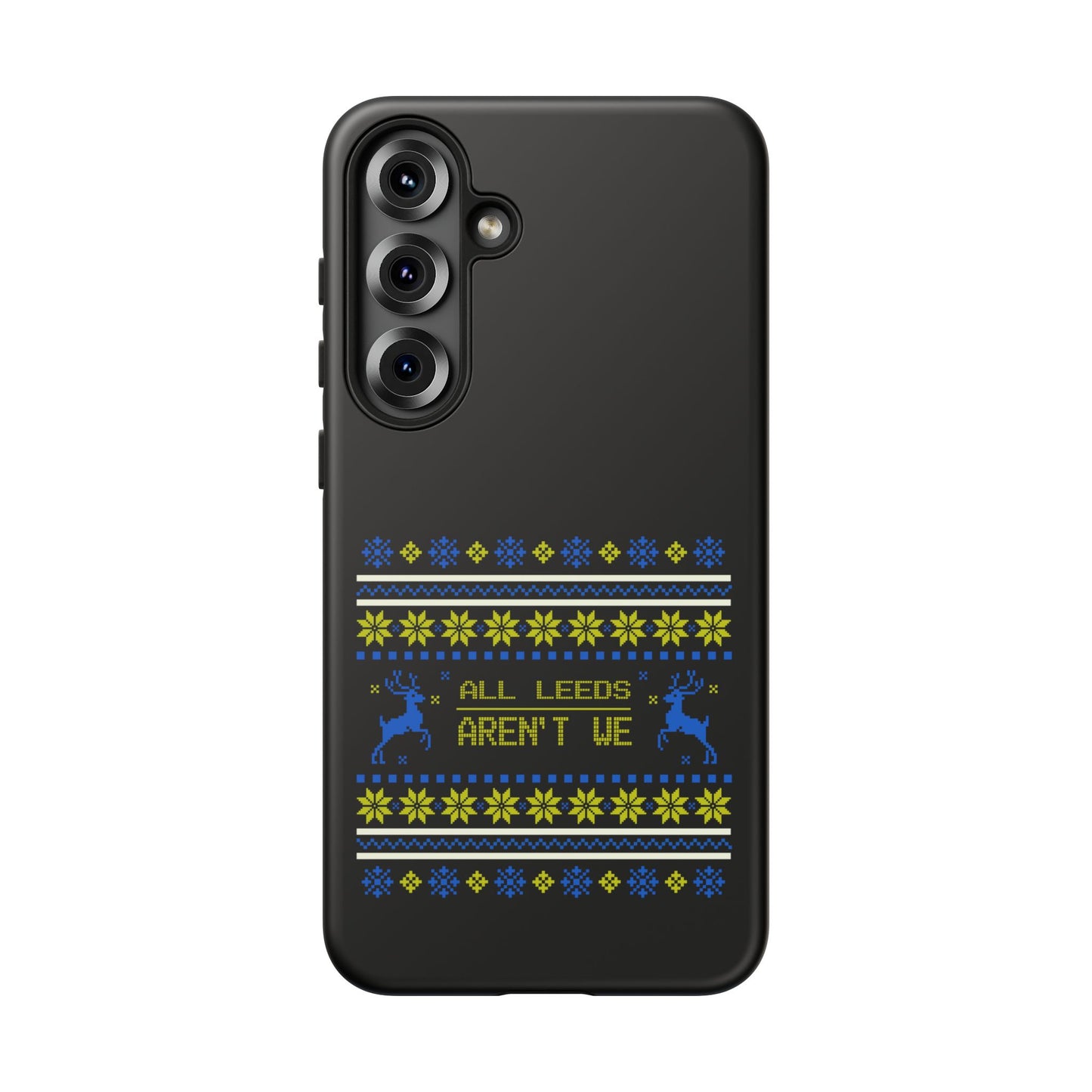 LUFC 'All Leeds Aren't We' Phone  Case: Christmas Edition