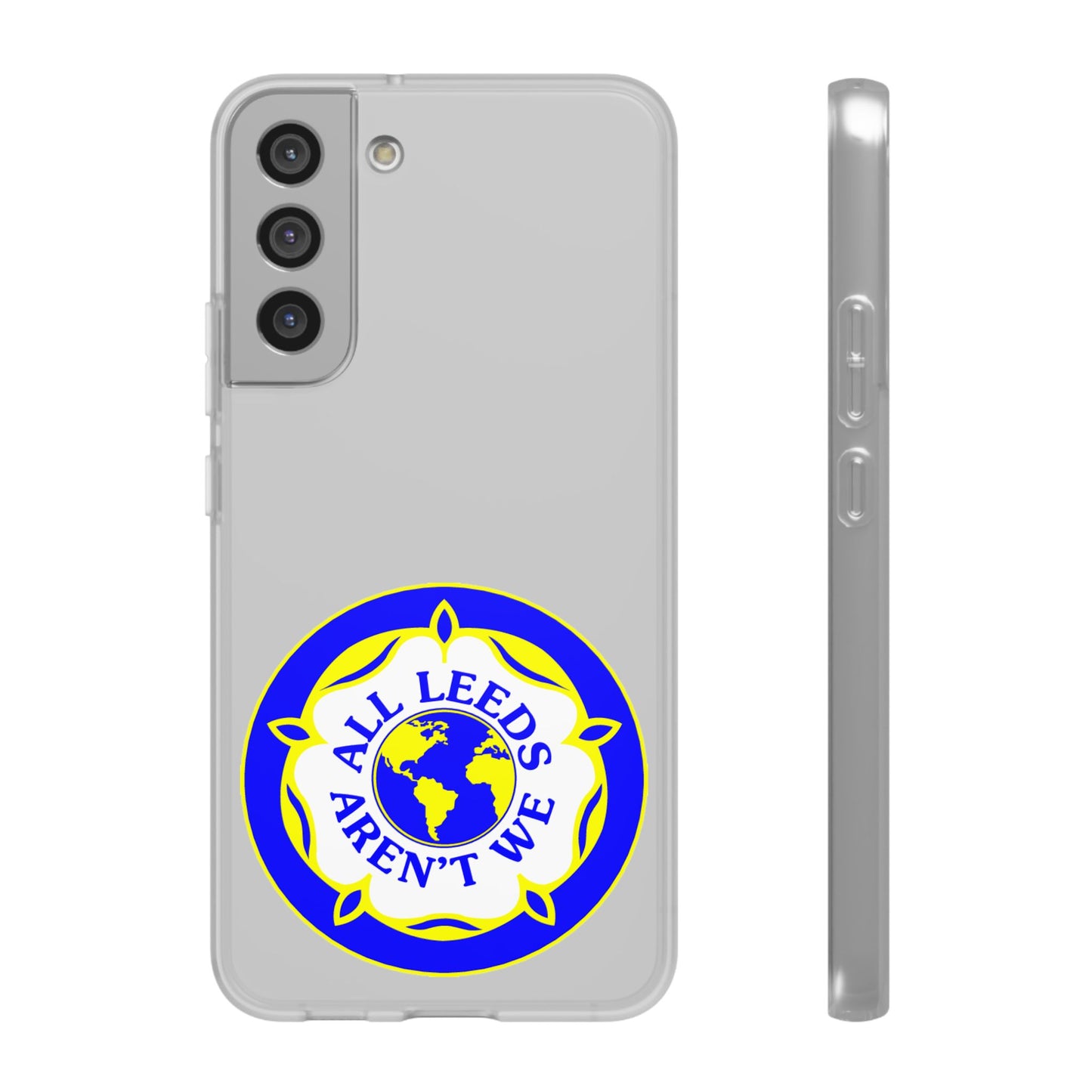 LUFC 'All Leeds Aren't We' Retro  Football: Flexi Case