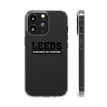 Clear Impact-Resistant Phone Case  “LEEDS: Marching On Together”  Edition