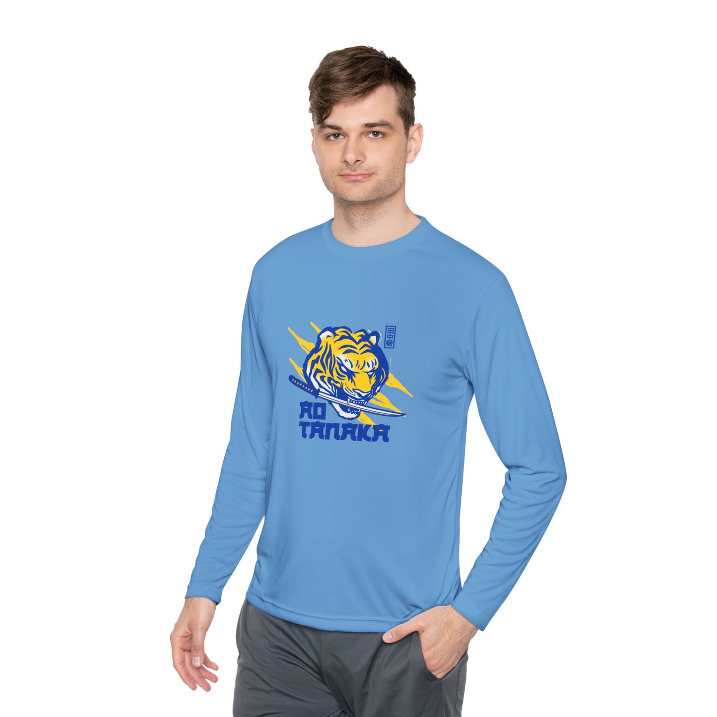 Leeds Unisex Tiger Graphic Long Sleeve T-Shirt: AO Tanaka Edition