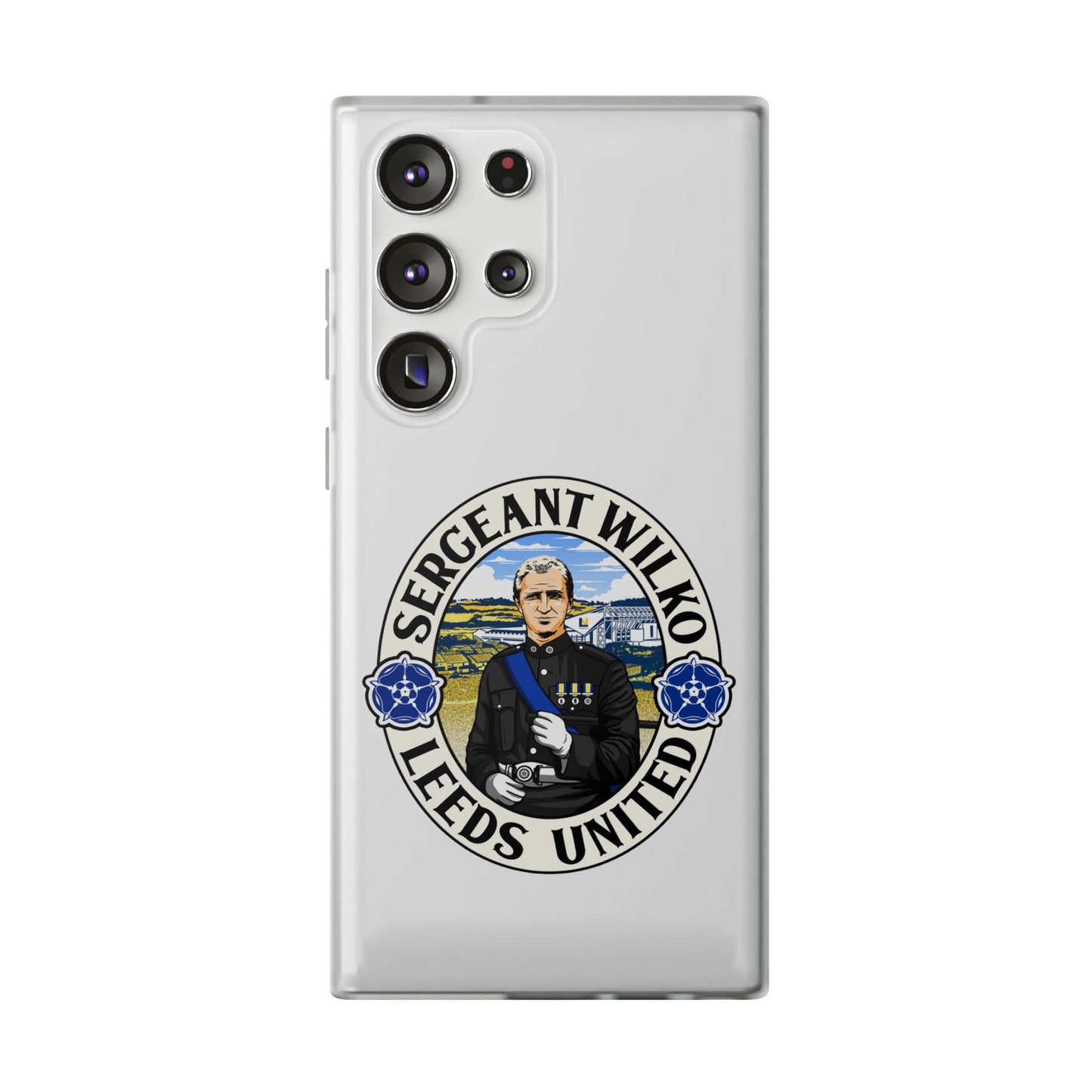 Leeds United 'SERGEANT WILKO'  Retro Football: Flexi Case