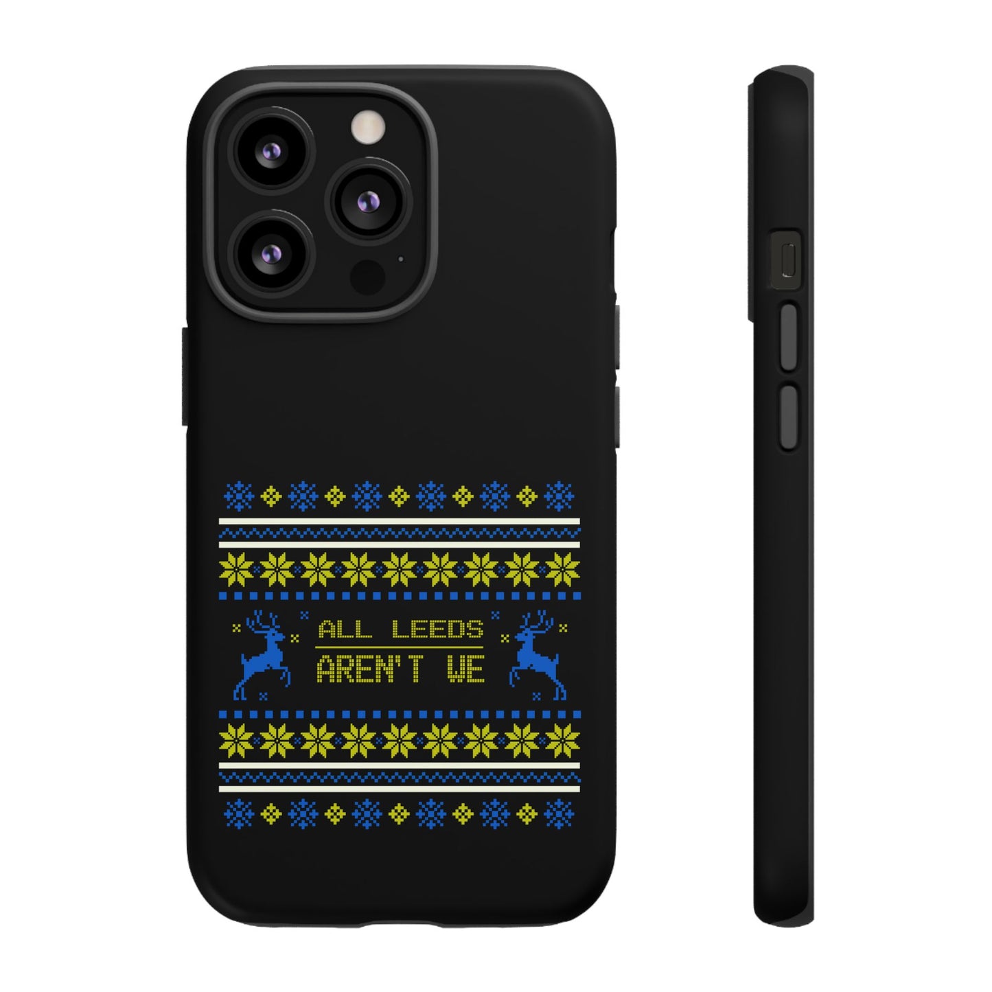 LUFC 'All Leeds Aren't We' Phone  Case: Christmas Edition