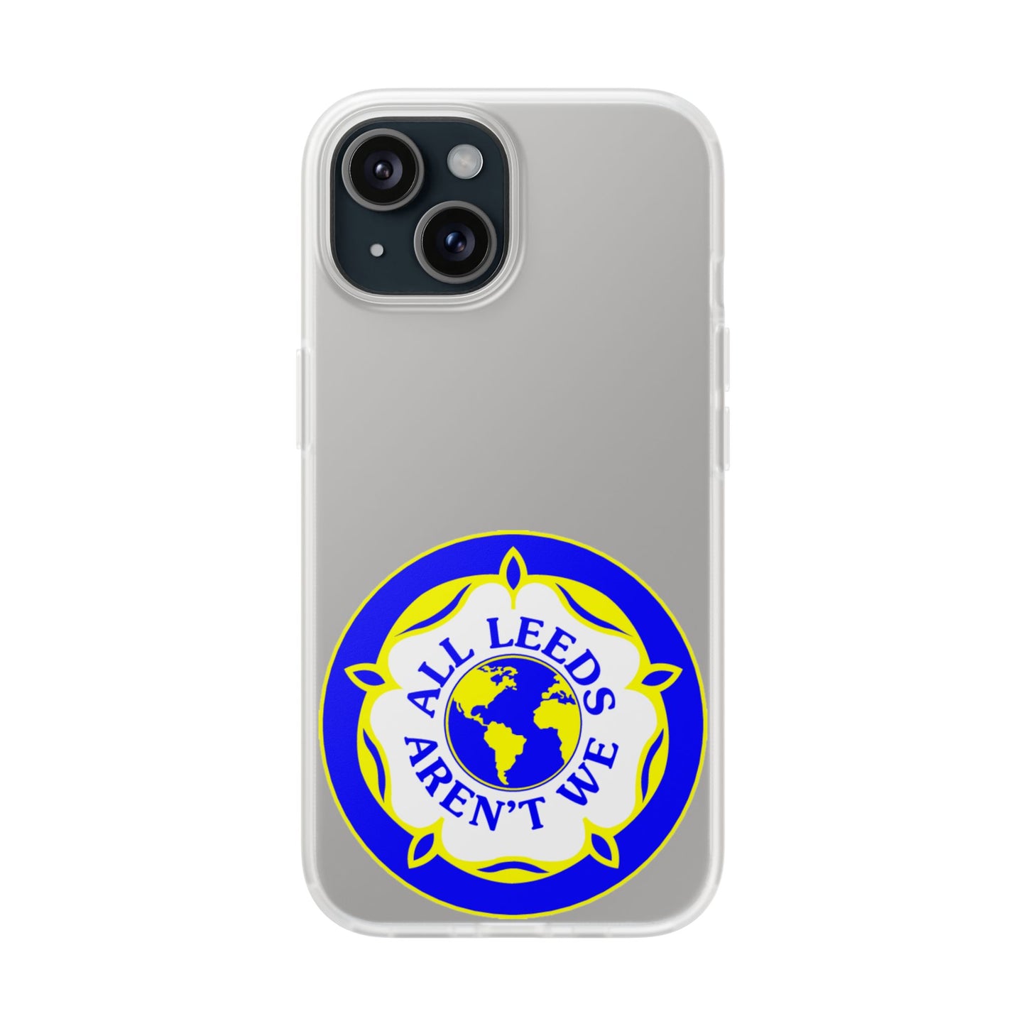 LUFC 'All Leeds Aren't We' Retro  Football: Flexi Case