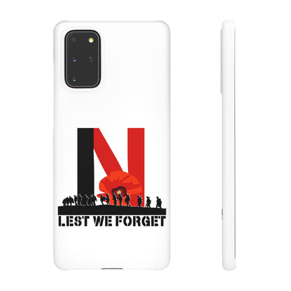 Leeds United "LEST WE FORGET"  Snap Case