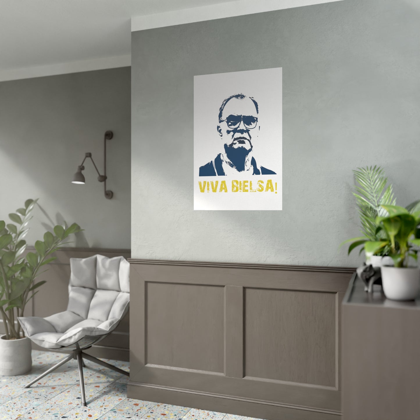"Viva Bielsa" Leeds United-plakat