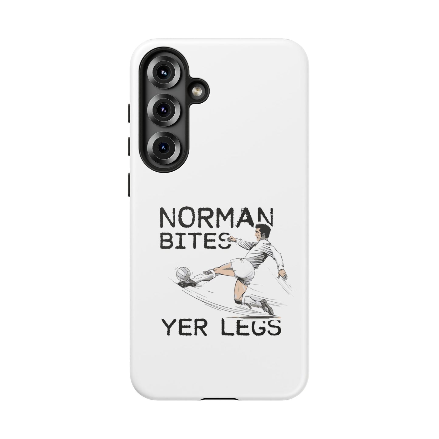 Leeds United NORMAN BITES 'YER  LEGS' Phone Case