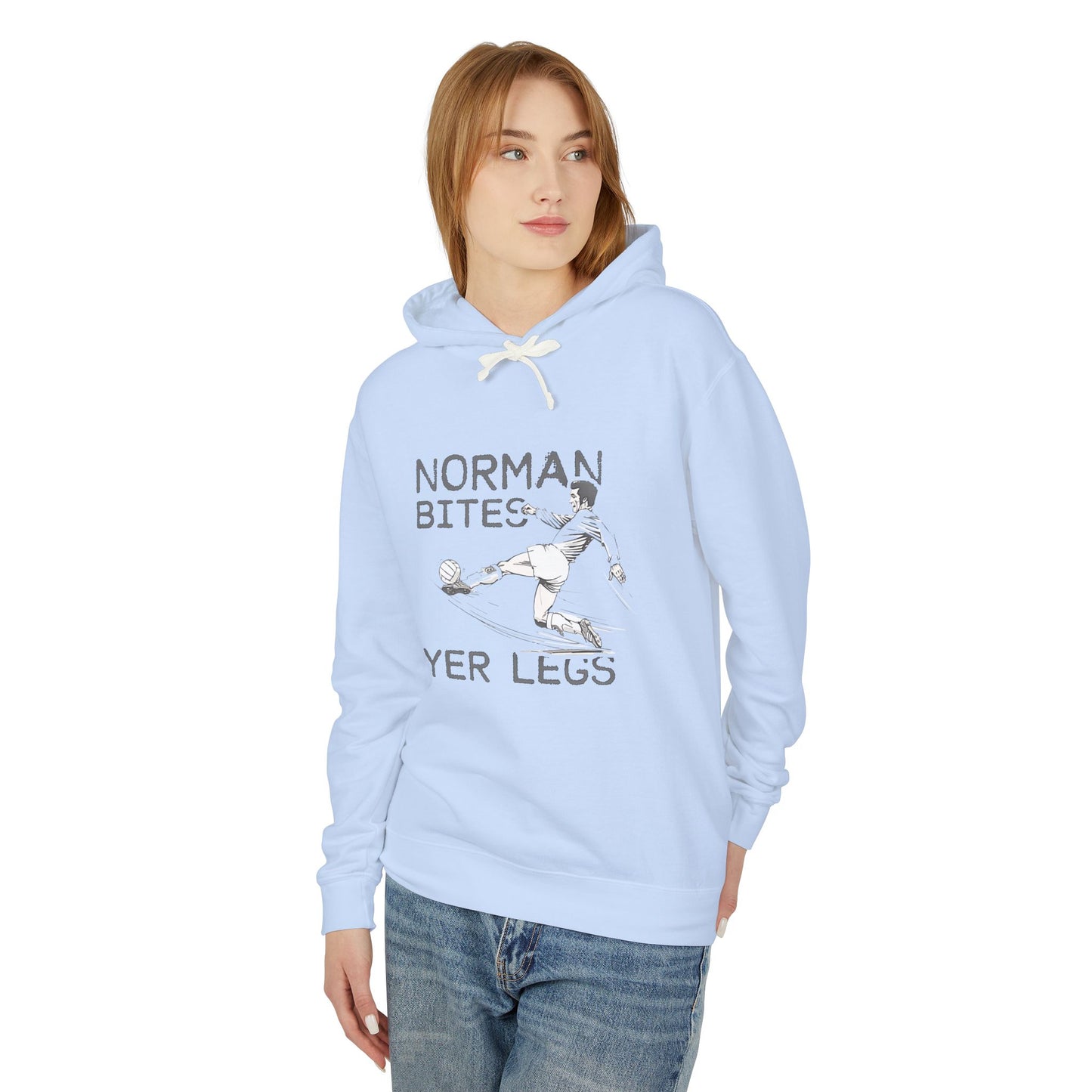 LUFC “Norman Bites Yer Legs” Hoodie