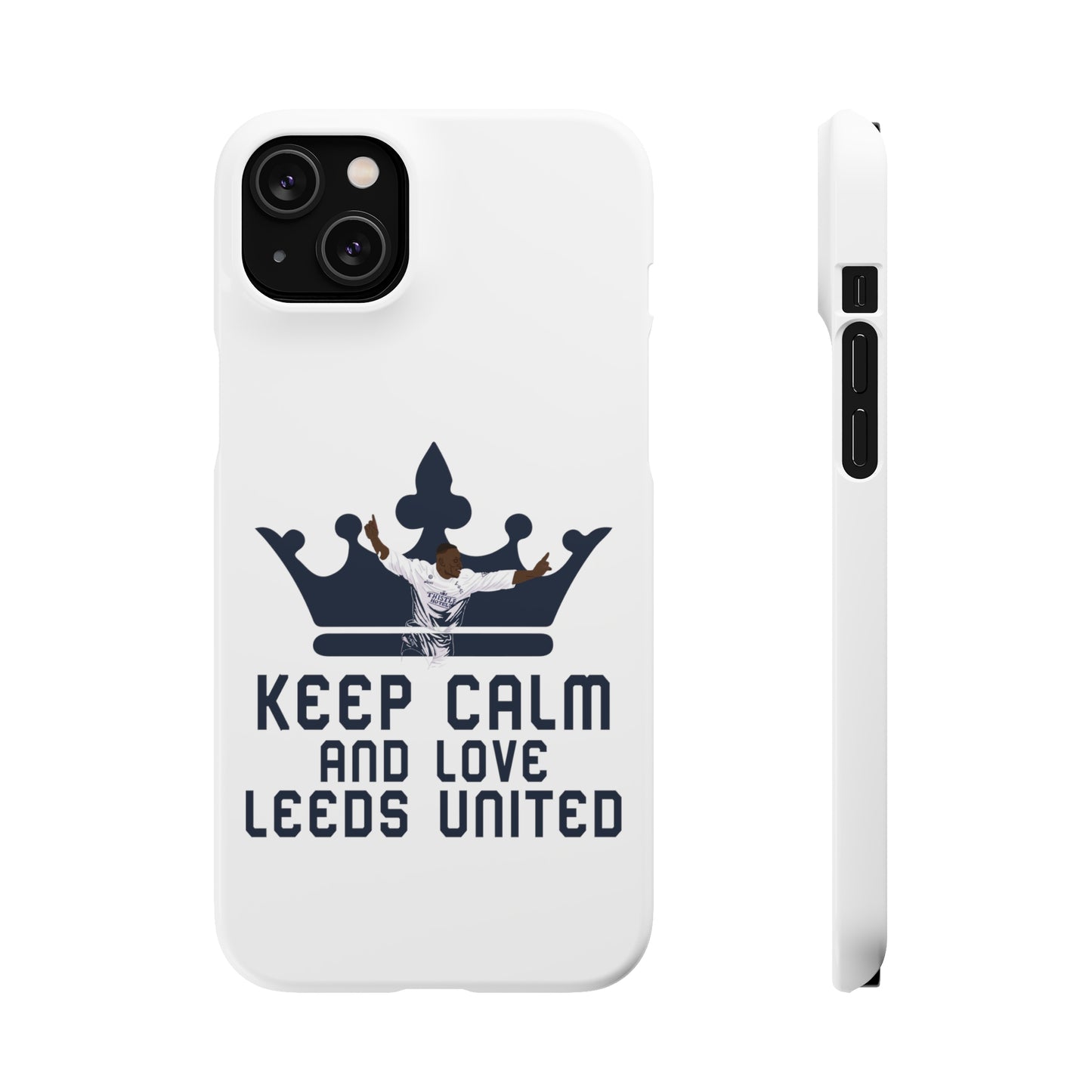 Funda para teléfono Snap - Mantenga la calma y ame al Leeds United