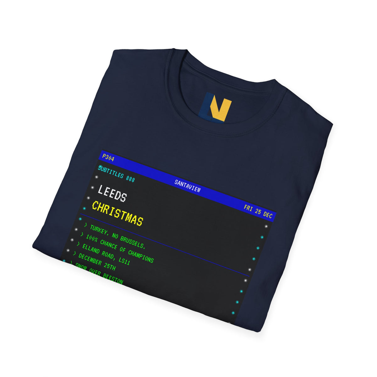 Leeds Santaview Christmas T-Shirt