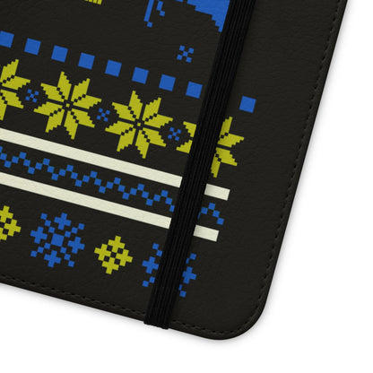 LUFC "All Leeds Aren't We" Flip Case  Phone Wallet: Christmas Edition