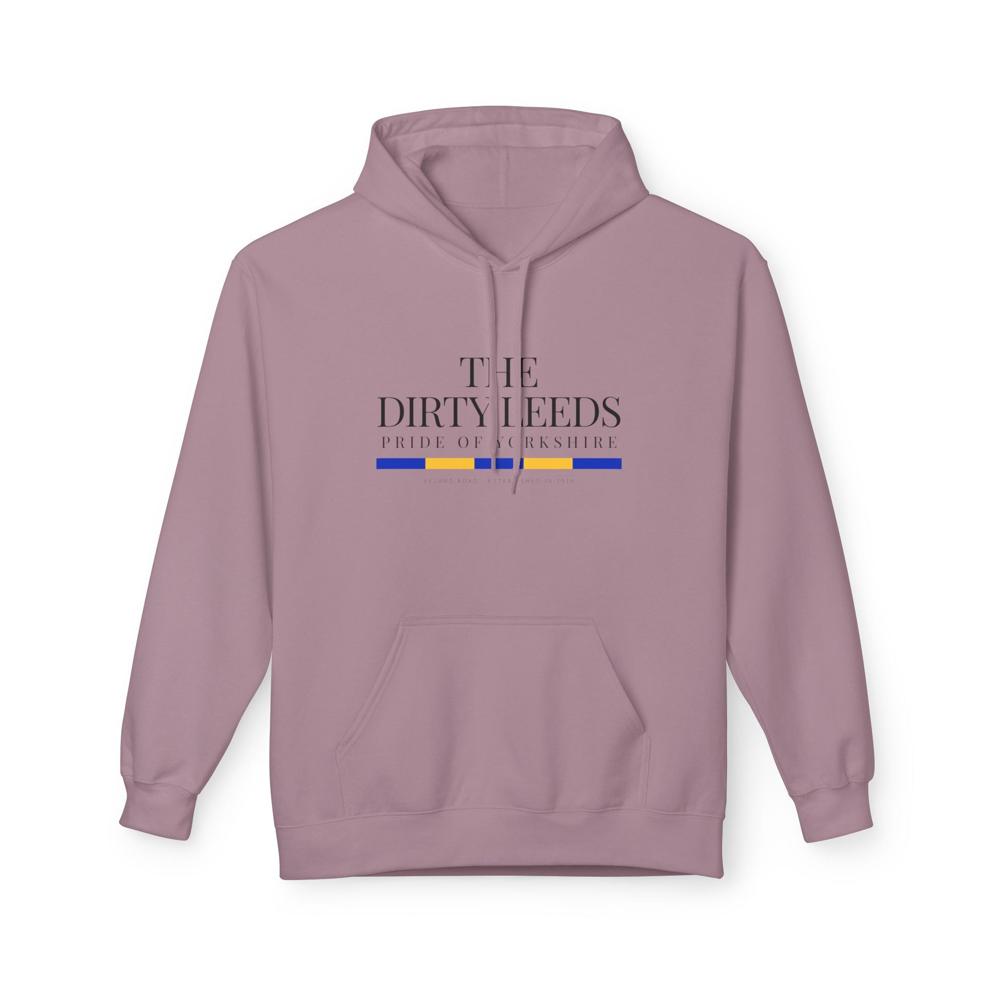 LUFC “The Dirty Leeds: Pride of  Yorkshire” Softstyle Fleece Hoodie - Lufcnews.co.uk